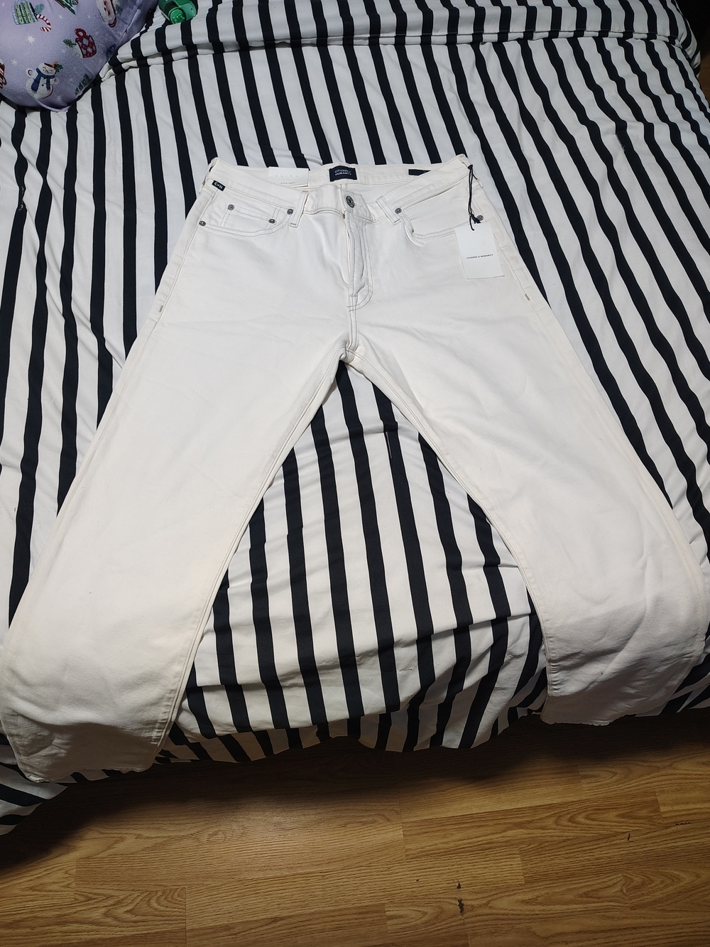 J. Crew Men's Relaxed White Jeans